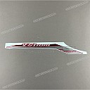 Front cowling decal, left side