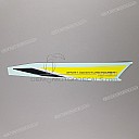 Front cowling decal, left side