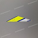Front cowling decal, left side
