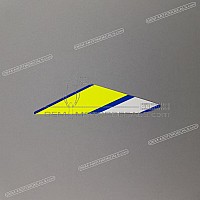 SUZUKI Naklejka na przednią owiewkę (czasza), lewa strona 68295-23K30-YSF