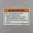 Etiqueta de precaución