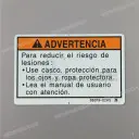 Etiqueta de precaución