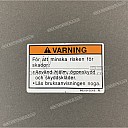 Caution label