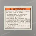 Etichetta di avvertenza