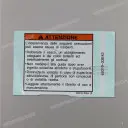 Étiquette de mise en garde