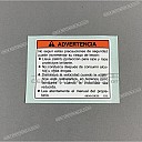 Caution label