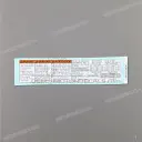 Voorzichtigheid label, Bandenbelasting