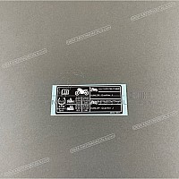 SUZUKI Etiqueta de precaución, Carga de neumáticos 68332-18K01