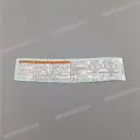 Swingarm bandinformatie sticker