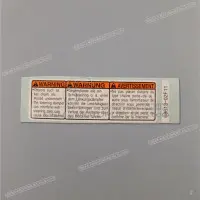 SUZUKI Caution label 68613-02F11