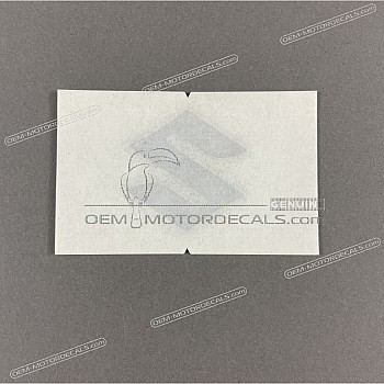 Front cowling S emblem