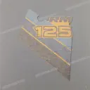 Radiator cover graphic, right side