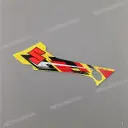Suzuki radiateurkap sticker rechts, rechterzijde
