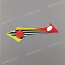 Grafica convogliatore radiatore RM-Z, lato sinistro