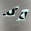 Zijpaneel stickers set, rechterkant