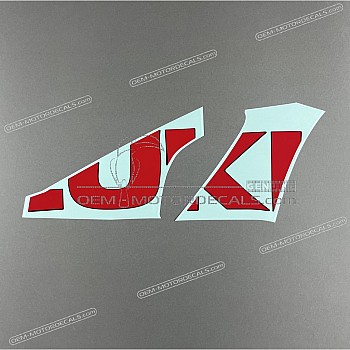 Side cowling decals set, right side