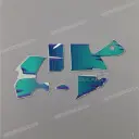 Side cowling decal, right side