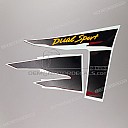 Juego de pegatinas para panel lateral , lado derecho