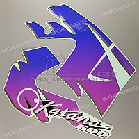 SUZUKI Zijpaneel stickers set, rechterkant 68680-43C00-1NR