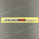 Side cowling decal