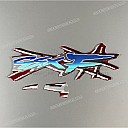 Side cowling decals set, right side