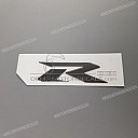 Emblema R carena laterale, lato destro
