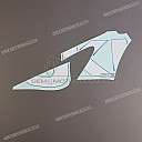 Side cowling GSX-R graphic, right side, upper