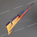 Adesivo carenatura superiore destra GSX750F, lato destro