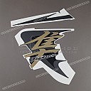 Jeu d'autocollants Hayabusa pour flanc de carénage, côté gauche