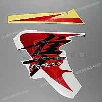 SUZUKI Zestaw naklejek na owiewkę boczną Hayabusa, lewa strona 68690-15H00-EYN