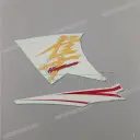 Autocollant de flanc de carénage Hayabusa, côté gauche