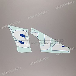 Side cowling decals set, left side