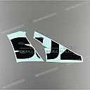 Zijpaneel stickers set, linkerkant