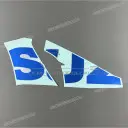 Side cowling decals set, left side
