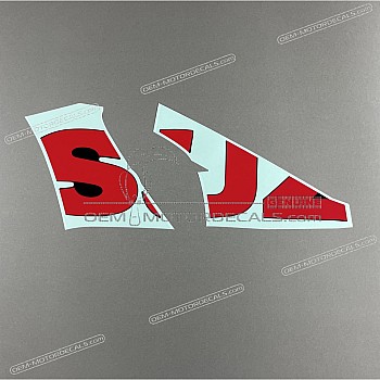 Side cowling decals set, left side
