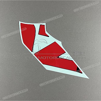 Side cowling decals set, left side