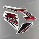 Side cowling decals set, left side