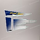 Juego de pegatinas para panel lateral , lado izquierdo