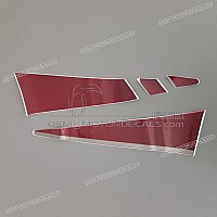 SUZUKI Juego de pegatinas para carenado inferior, lado izquierdo 68690-48C00-L22