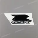 Emblème GSX-R de sabot moteur, côté gauche