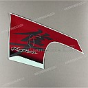 Side cowling decal, left side