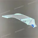 Side cowling decals set, left side