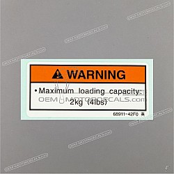 Étiquette de mise en garde