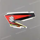 RM-Z250 radiateurbekleding sticker, linkerkant