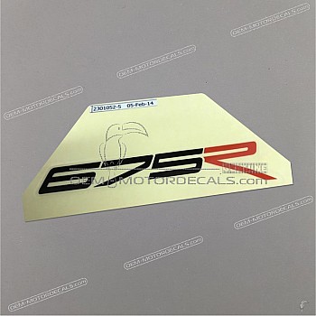 Side cowling decal