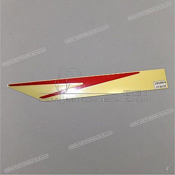 Side cowling decal, left side