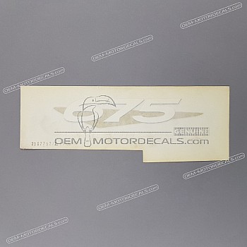 Adesivo pannello laterale, lato sinistro