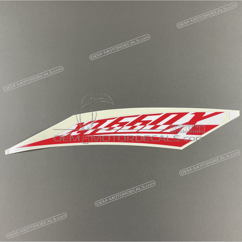Yamaha XT660X Luftkanal Aufkleber linke Seite OEM 10S2137C5000