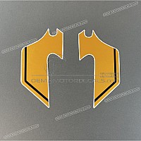 YAMAHA Pegatinas para carenado frontal, juego 11D-F8390-20-00