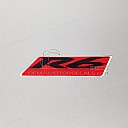Emblema R6 cupolino anteriore, lato sinistro